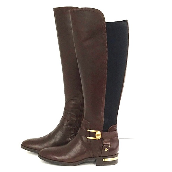 Vince Camuto Shoes - Vince Camuto Leather Medium Calf Tall Shaft Boots